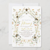 Ze vond haar Honey Wildflower Vrijgezellenfeest Kaart (Voorkant)