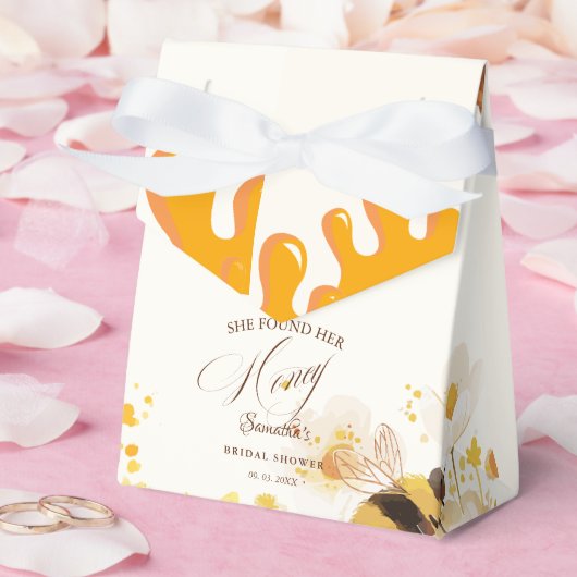 Ze vond haar honing Bij bruidsfeest Bedankdoosjes (Huwelijk)