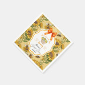 Ze vond haar honing Bruids douche   Servet (Hoek)