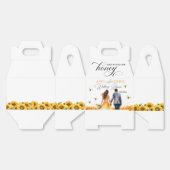 Ze vond haar honing Bruiloftsfeest  Bedankdoosjes (Ongevouwen)