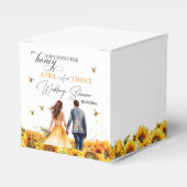 Ze vond haar honing Bruiloftsfeest  Bedankdoosjes (Voorkant Zijde)