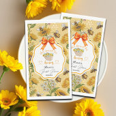 Ze vond haar honing Bruiloftsfeestje   Servet