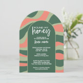 Ze vond haar Honing - Organic Curves Vrijgezellenf Kaart (Staand voorkant)