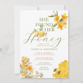 Ze vond haar honingbijen Vrijgezellenfeest Kaart (Voorkant)