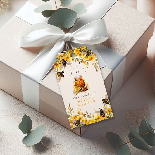 Ze vond haar honingrustieke Vrijgezellenfeest Cadeaulabel