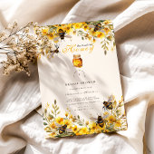 Ze vond haar honingrustieke Vrijgezellenfeest Kaart