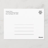 Ze vond haar hoofdattractie Bruidsdouche Briefkaart (Achterkant)