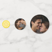 Ze vond haar hoofdattractie Bruidsdouche Confetti (Achterkanten)