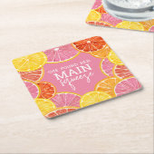 Ze vond haar hoofdattractie Bruidsdouche Kartonnen Onderzetters (Schuin)