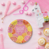 Ze vond haar hoofdattractie Bruidsjonkerfeest Papieren Bordje (Feest)