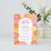 Ze vond haar hoofdattractie Bruidsjurk Shower Briefkaart (Staand voorkant)