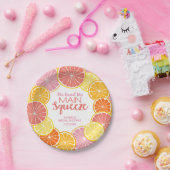 Ze vond haar hoofdattractie Bruidsmeisjes Bruiloft Papieren Bordje (Feest)