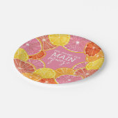 Ze vond haar hoofdattractie Bruidsmeisjes Bruiloft Papieren Bordje (Gekanteld)