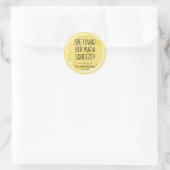 Ze Vond Haar Hoofddruk Lemon Slice Ronde Sticker (Tas)