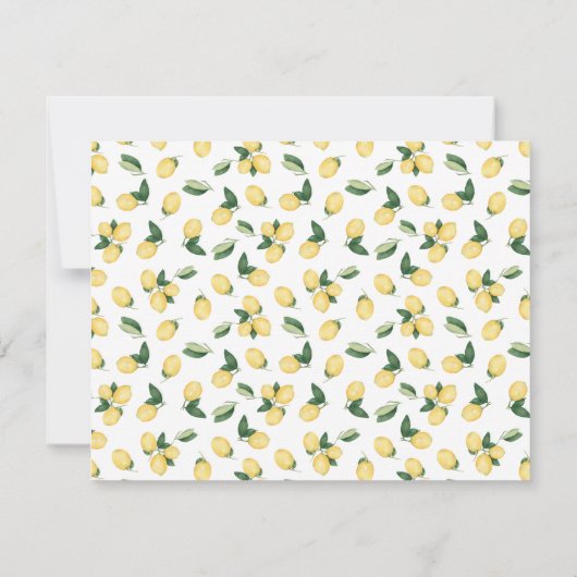 Ze vond haar hoofdkaartje voor de ingesloten leemo kaart (Achterkant)