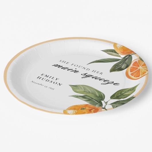 Ze Vond Haar Hoofdknijper Bruidsuitnodiging Papieren Bordje (Gekanteld)