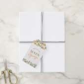 Ze Vond Haar Hoofdlemoen Bruiloftsfeest Cadeaulabel (Met Touw)