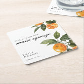 Ze Vond Haar Hoofdliefde Bruidsfeest Kartonnen Onderzetters (Schuin)