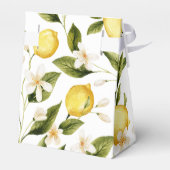 Ze Vond Haar Hoofdpers Lemon Bruiloft Bedankdoosjes (Achterkant)