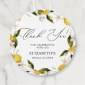 Ze vond haar hoofdpers Lemons Bruidsmeisjesfeest Bedankjes Labels (Voorkant)