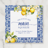 Ze vond haar hoofdpers lemons Bruiloftsborrel Bedankjes Labels (Achterkant)