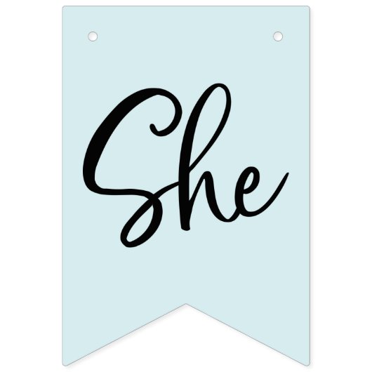 Ze vond haar hoofdplein Bunting Flags Vlaggetjes (Tweede vlag)