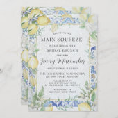 Ze vond haar hoofdplein Lemon Bridal Brunch Kaart (Voorkant / Achterkant)