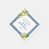 Ze vond haar hoofdplein Lemon Bridal Luncheon Servet (Hoek)