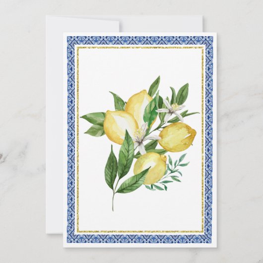 Ze vond haar hoofdplein Lemon Hen Party Kaart (Achterkant)