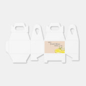 Ze vond haar hoofdplein, Lemon Theme Bedankdoosjes (Uitgevouwen)