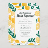 Ze vond haar hoofdplein voor Bachelorette Party In Kaart (Voorkant / Achterkant)