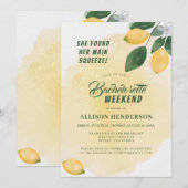 Ze vond haar hoofdpleister in het Bachelorette Wee Kaart (Voorkant / Achterkant)