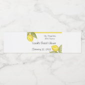 Ze vond haar hoofdpleister voor aangepaste waterfl waterfles etiket (Enkel label)