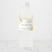 Ze vond haar hoofdpleister voor aangepaste waterfl waterfles etiket (Voorkant)