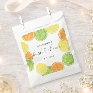 Ze Vond Haar Hoofdprijs Citrus Bruiloftsborrel Bedankzakje