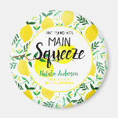 Ze vond haar hoofdrol Citroenen Bruiloftsfeest Magneet (Voorkant)