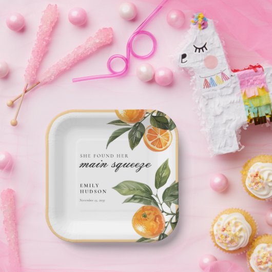 Ze Vond Haar Hoofdverdriet Bruiloftsborrel Papieren Bordje (Feest)