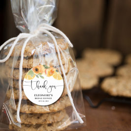 Ze vond haar knijp Vrijgezellenfeest Ronde Sticker