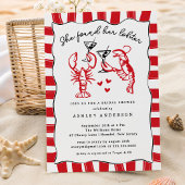 Ze vond haar kreeft Vrijgezellenfeest Kaart