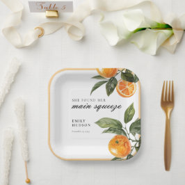 Ze vond haar Main Squeeze Bruidsmeisjesfeest Papieren Bordje