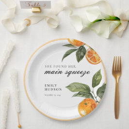 Ze vond haar Main Squeeze Bruidsmeisjesfeest Papieren Bordje