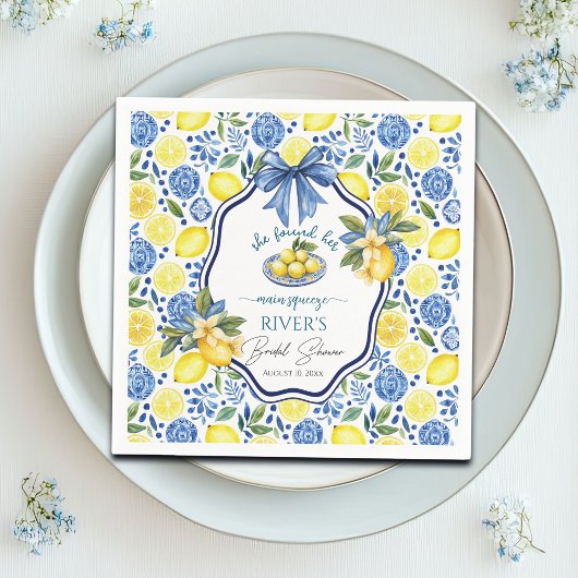 Ze vond haar Main Squeeze Bruidsmeisjeshuisfeest Servet