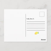 Ze vond haar Main Squeeze Lemon Vrijgezellenfeest Briefkaart (Achterkant)