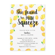 Ze vond haar Main Squeeze Lemon Vrijgezellenfeest
