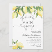 Ze vond haar Main Squeeze Lemon Vrijgezellenfeest Kaart (Voorkant)