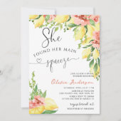 Ze vond haar Main Squeeze Vrijgezellenfeest QR Cod Kaart (Voorkant)