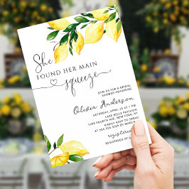 Ze vond haar Main Squeeze Vrijgezellenfeest QR Cod Kaart