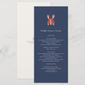 Ze vond haar Maine Squeeze Coastal Lobster Menu (Voorkant / Achterkant)