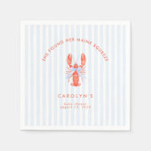 Ze vond haar Maine Squeeze kustkreeft Servet (Voorkant)