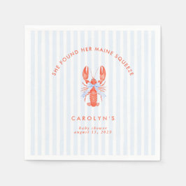 Ze vond haar Maine Squeeze kustkreeft Servet